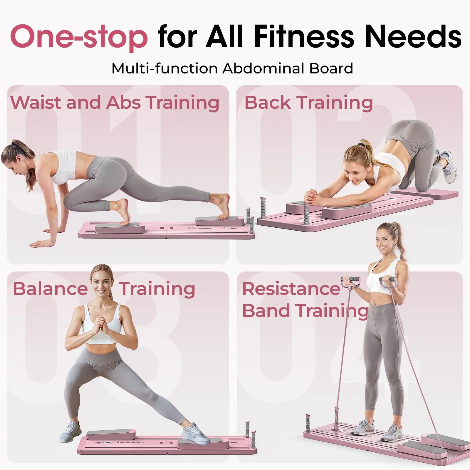 Foldable Pilates Board Multifu - Pilate Yoga Workout recension och pris