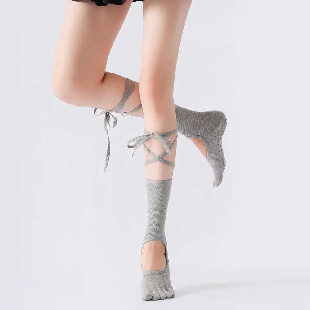 Lace-up Ballet Yoga Socks Wome - Pilates & Yoga Vida recension och pris